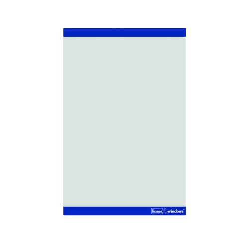 Frames4Windows Self-Adhesive Display Frame A4 Portrait Blue (Pack 50) FW4VB/50