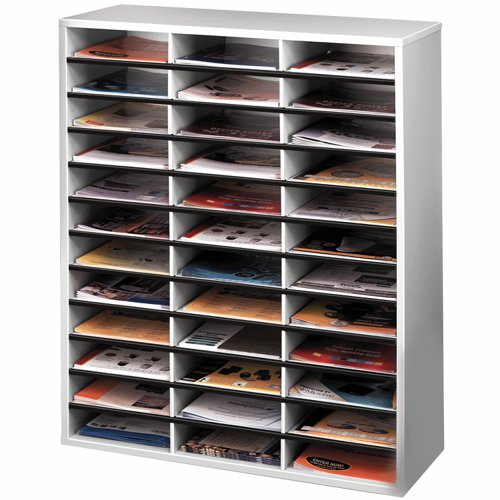 Fellowes Literature Sorter 36 Compartment Grey 25061