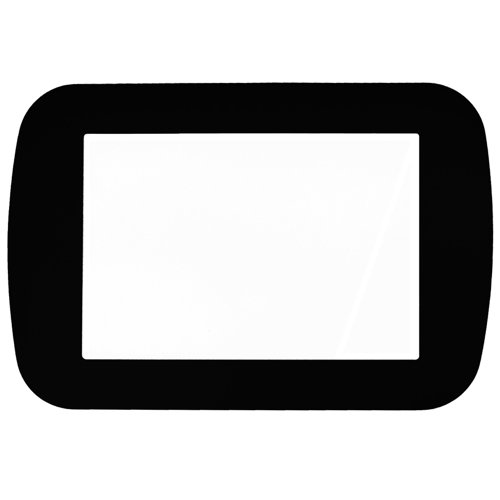 Frames4Floors Self-Adhesive Display Frame A4 200x290mm Black (Pack 10) FF4BK/10