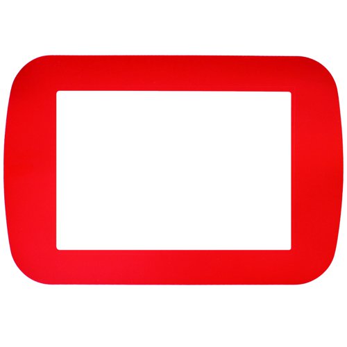 Frames4Floors Self-Adhesive Display Frame A4 200x290mm Red (Pack 10) FF4R/10