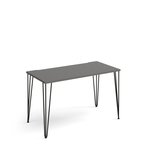 Tikal Hairpin Desk 1200x600x730mm Onyx Grey TK612-OG