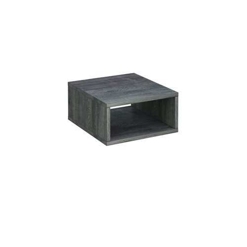 Flux Modular Shelving Cubby Shelf Single 380x420x195mm Grey Oak FL-CS1-GO