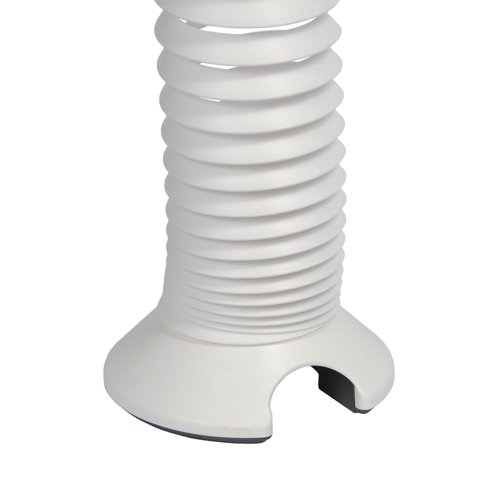 Elev8 Vertical Cable Spiral 80x80x150-1300mm White EV-SN-WH