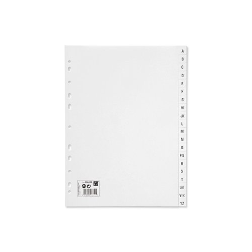 Polypropylene Index A4 A-Z White