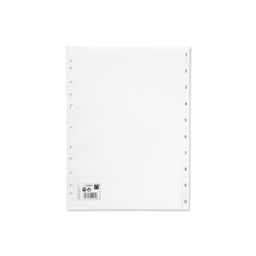 Polypropylene Index A4 1-10 White