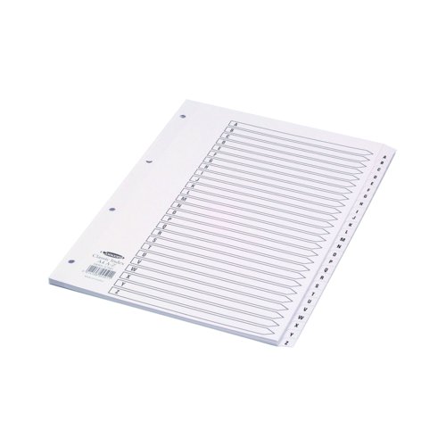 Concord Classic Index 26 Part A-Z A4 White 04501/CS45