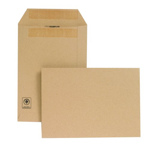 New Guardian Pocket Envelopes Self-Seal C5 Manilla 130gsm (Pack 250) D26103