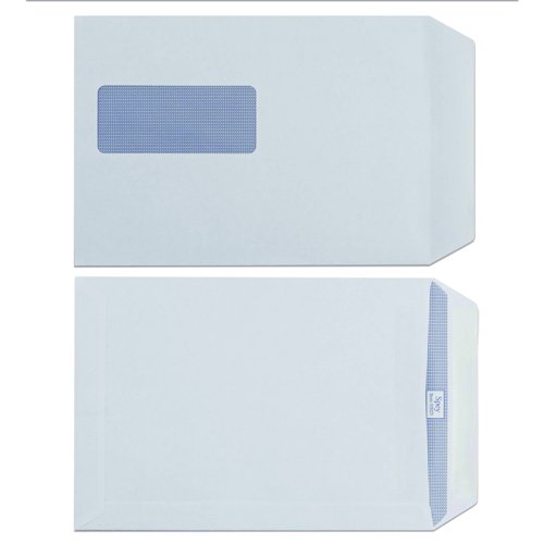 River Series Pocket Envelopes Self-Seal Window C5 White 90gsm (Pack 500) 670996