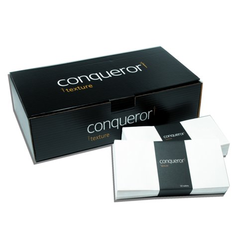 Conqueror Laid Wallet Envelopes DL High White 120gsm (Pack 500) 01440 628992