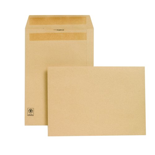 New Guardian Pocket Envelopes Self-Seal C4 Manilla 130gsm (Pack 250) L26303