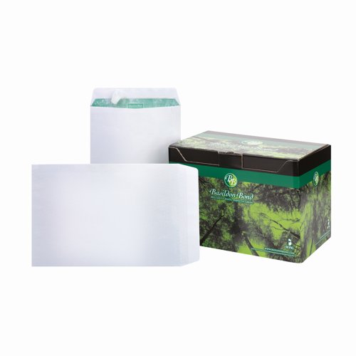 Basildon Bond Pocket Envelopes Peel & Seal C4 White 100gsm (Pack 250) M80120