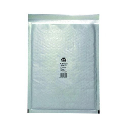 Jiffy Airkraft Bubble Lined Bag Size 7 340x445mm White (Pack 50) JL-7 611440
