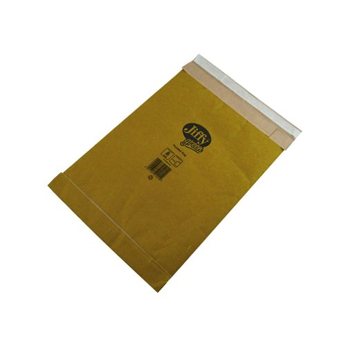 Jiffy Green Mailing Bag Size 3 195x343mm Gold (Pack 100) JPB-3 611494