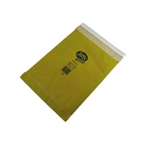 Jiffy Green Mailing Bag Size 5 245x381mm Gold (Pack 100) JPB-5 611496