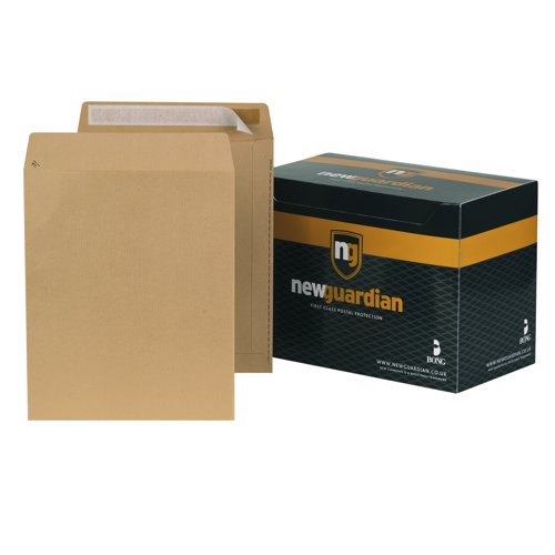 New Guardian Pocket Envelopes Peel & Seal Powertac C3 Manilla 130gsm (Pack 125) C27013