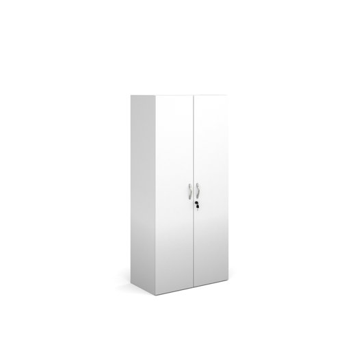 Contract 25 Tall Cupboard 756x408x1630mm White Finish CFTCU-WH