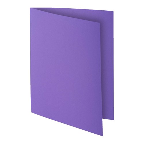 Square Cut Folder Foolscap Purple 180gsm (Pack 100)