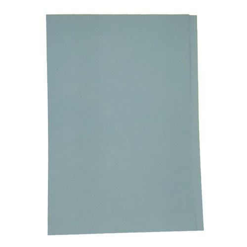 Square Cut Folder Foolscap Blue 250gsm (Pack 50)