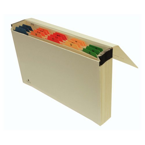 Expanding File A-Z Mylar Coloured Tabs