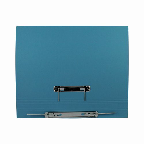 Transfer Spring File Foolscap Blue 300gsm