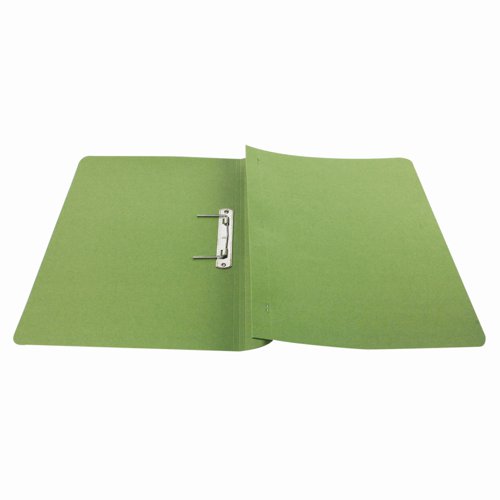 Transfer Spring File Foolscap Green 300gsm