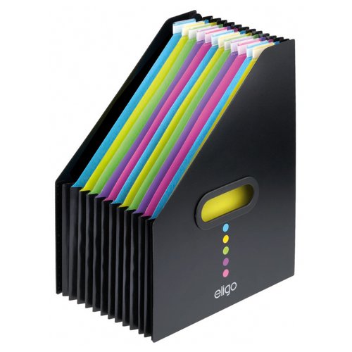 Snopake 100% Recycled Eligo Desk Expander 13-Part Portrait 15171