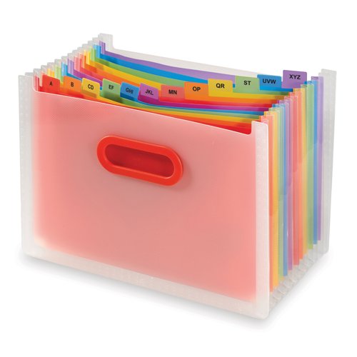 Snopake Rainbow Desk Expander 13 Part A4 15809