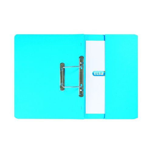 Elba Pocket Spring File Foolscap Blue 100090146