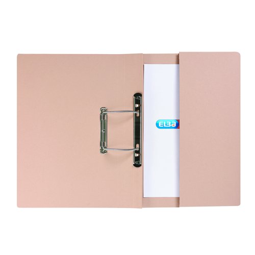 Elba Pocket Spring File Foolscap Buff 100090145