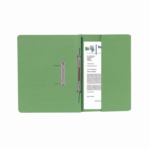 Guildhall Transfer Spiral Right Hand Pocket File Green 211/9062Z