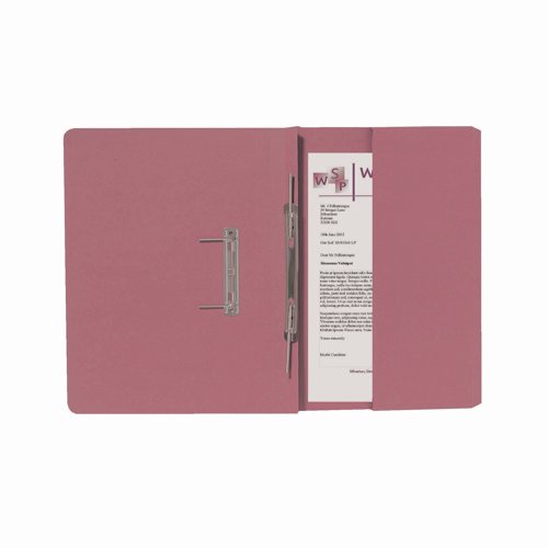Guildhall Transfer Spiral Right Hand Pocket File Pink 211/9064Z