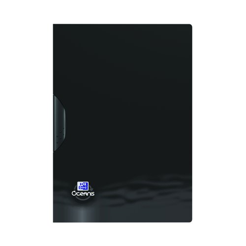 Oxford Oceanis Clip File A4 Black 400177880