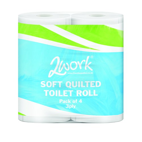 Luxury Quilted Toilet Roll 3-Ply 170 Sheets (40)