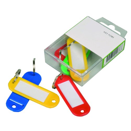 Value Key Hangers Assorted Colours (6)