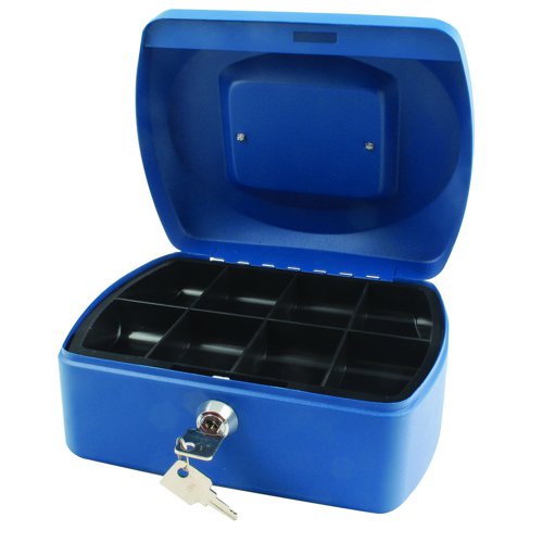 Cash Box 196mm Blue