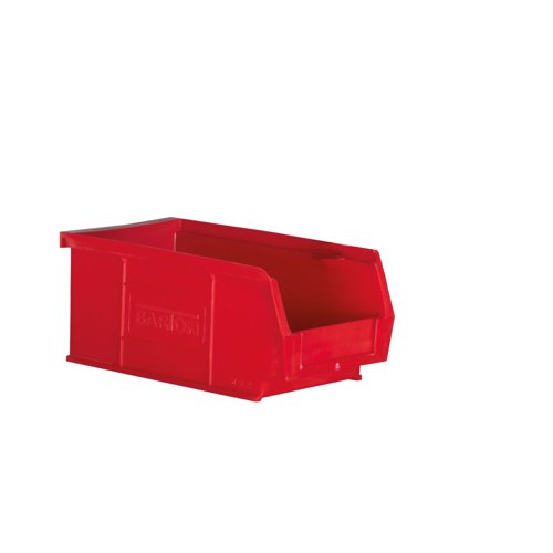 Topstore Semi Open Fronted Container TC2 Red 165x100x75mm (Pack 3x20) 010022