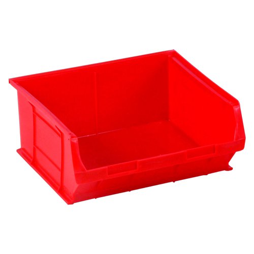 Topstore Semi Open Fronted Container TC6 Red 375x420x182mm (Pack 5) 010062
