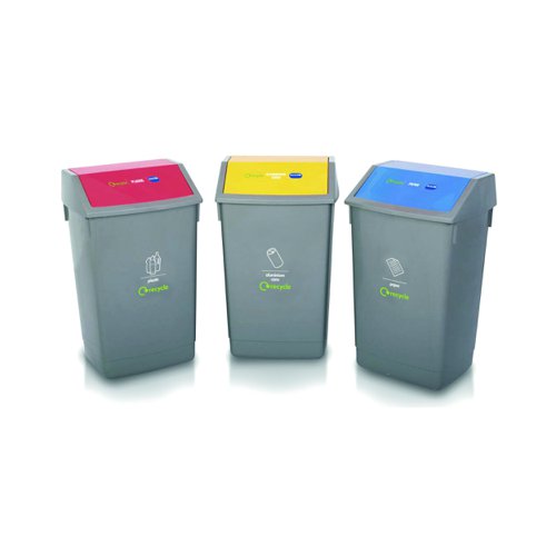 Addis Recycling Bins 60 Litre (Pack 3) AG813419