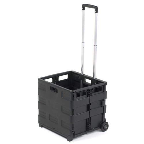 ProPlaz Folding Box Trolley Black BI041Y