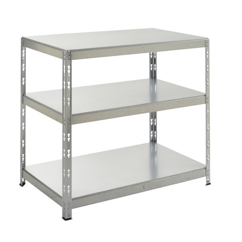 Mammoth Galvanised Shelving 3 Shelves 1000x600x900mm BGS0603Z
