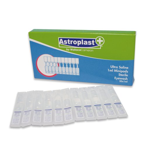Wallace Cameron Astroplast Eyewash Saline Minipod Refill (Pack 20) 2404021