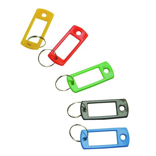 Key Hangers Assorted Colours (Pack 100)