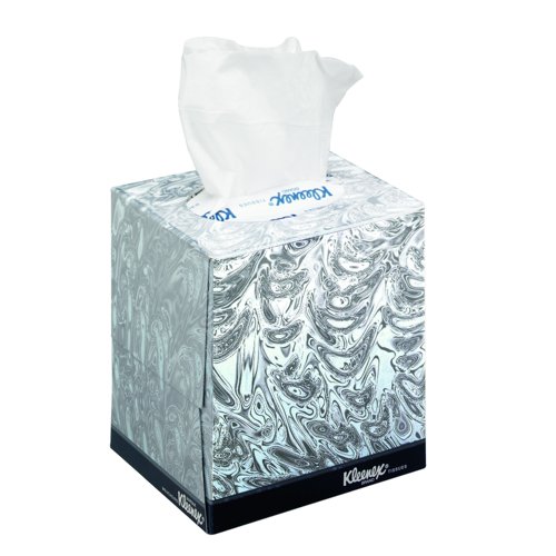 KLEENEX Facial Tissue Cube White 90 Sheets 8834