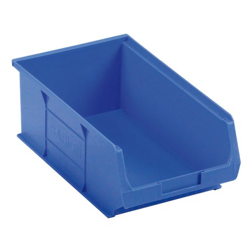 Topstore Semi Open Fronted Container TC4 Blue 350x205x132mm (Pack 10) 010041