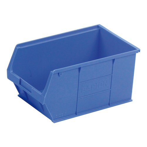 Topstore Semi Open Fronted Container TC5 Blue 350x205x182mm (Pack 10) 010051