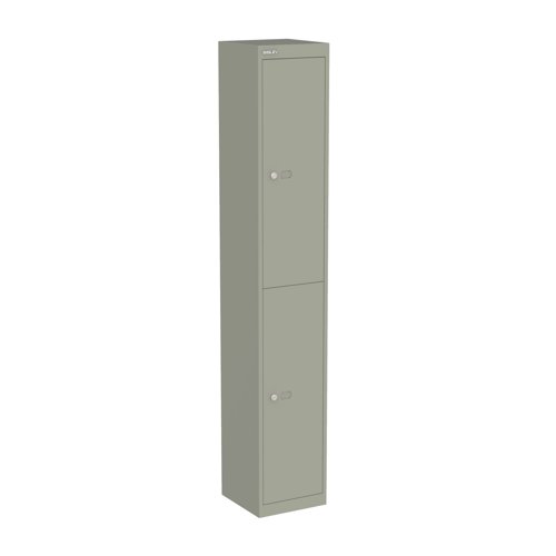 Bisley Locker 2 Door 305mm Grey CLK122