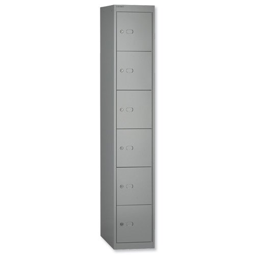 Bisley Locker 6 Door 457mm Grey CLK186
