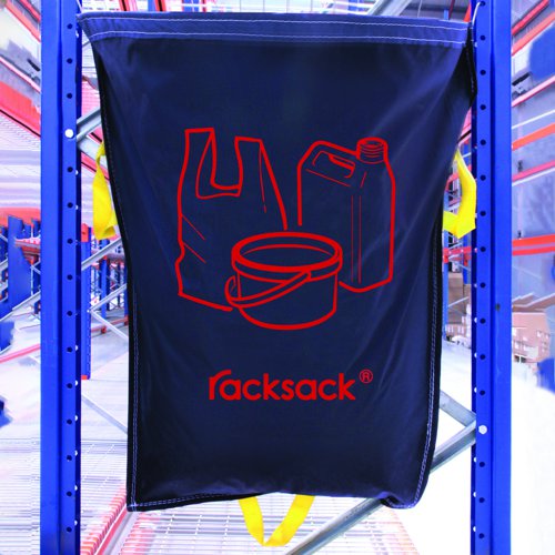 Racksack Waste Bag Blue Plastic Only Symbol RSB1/PNT