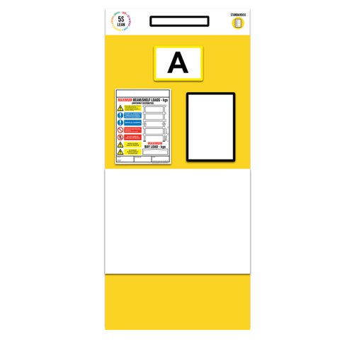 Modulean Rack End Board Whiteboard Single Marker Yellow REBS007/Y