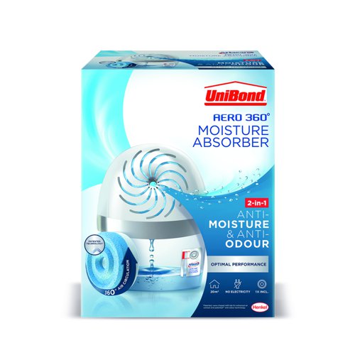UniBond Aero 360 Humidity Absorber Device with Pure Refill 450g 2633427